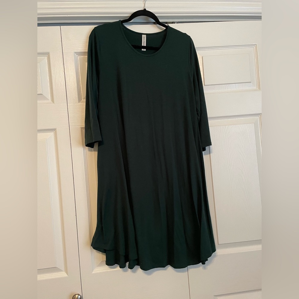 Hunter green Zenana Premium dress